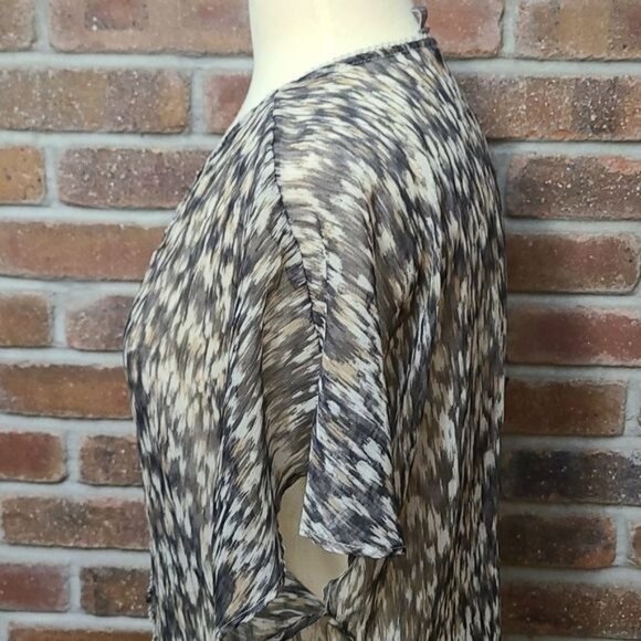 Converse Sheer Button Down Shirt - Picture 4 of 6